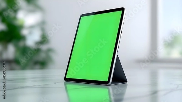 Obraz Green screen smartphone screenshot 
