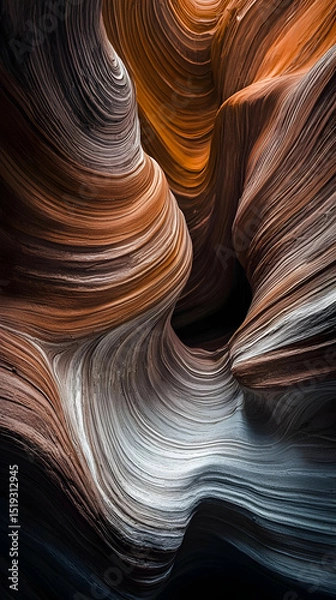 Fototapeta Abstract Canyon Texture