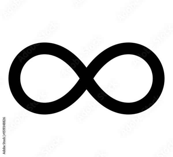Obraz 黒い無限マーク
