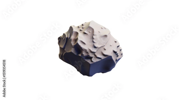 Fototapeta 3D Model of a Unique and Textured Rock Formation