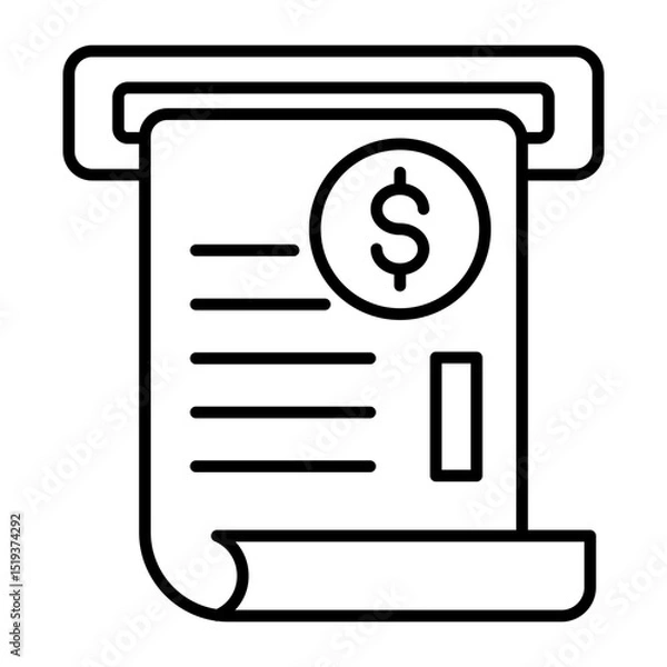 Obraz Receipt icon
