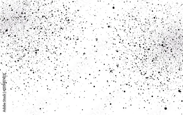 Obraz Black and white grainy particle texture, seamless pattern for design elements. White background. Vector illustration. High resolution, high detail, highly detailed, sharp focus, full HD, digital art.