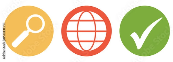 Obraz Global suchen und finden - Button Banner
