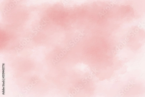 Fototapeta Soft pink watercolor background. Elegant abstract texture with fluid brushstrokes for design branding and digital art.