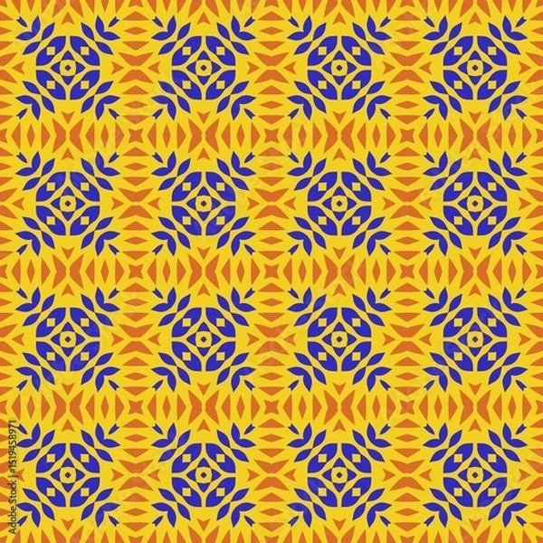 Obraz Geometry in Motion seamless  pattern