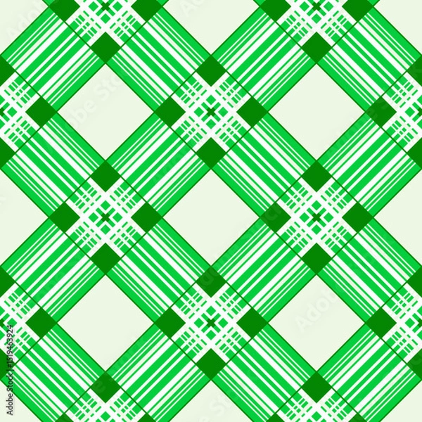 Fototapeta Vector - squares scottish style seamless pattern.