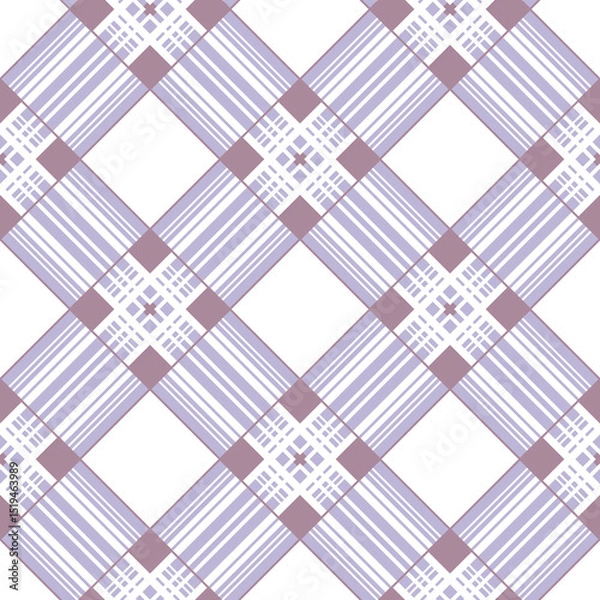Fototapeta Vector - squares scottish style seamless pattern.