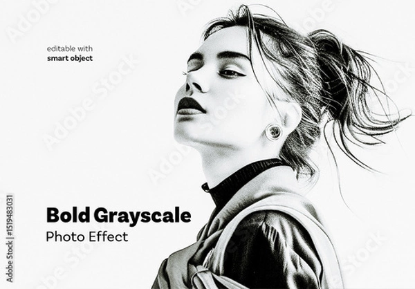 Obraz Bold Grayscale Photo Effect