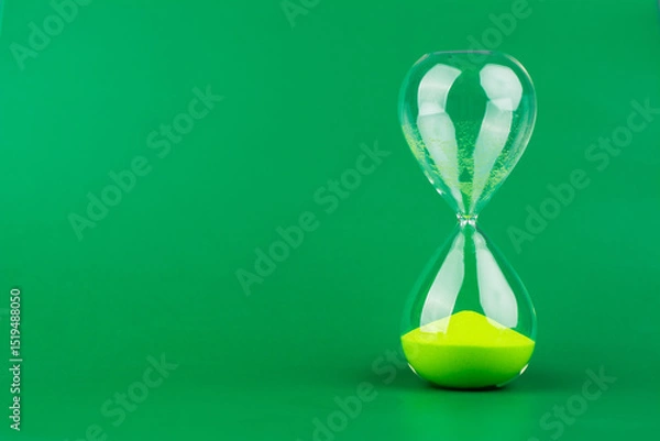 Obraz Hourglass The process of time running out The rule of limited time