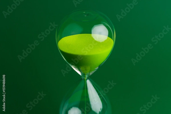 Obraz Hourglass The process of time running out The rule of limited time