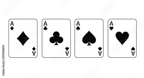 Fototapeta Play card icon set. Vector illustration