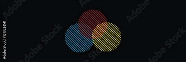 Fototapeta  Abstract vector background with simple figures for graphic design, web art, invitation card, poster,