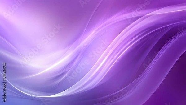 Obraz Abstract purple and blue background with wavy shapes, vector presentation design, high resolution, professional color grading, clean sharp focus.