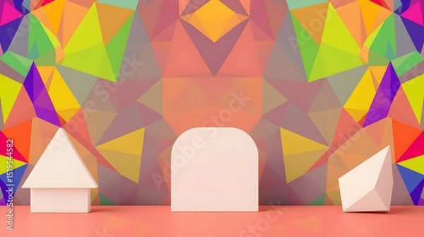 Obraz Psychedelic abstract colorful background to use as graphic resource or wallpaper