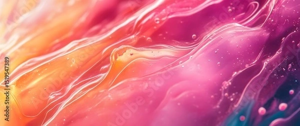 Obraz Colorful abstract background with a wavy gradient, a colorful background vector presentation design, close-up shooting,