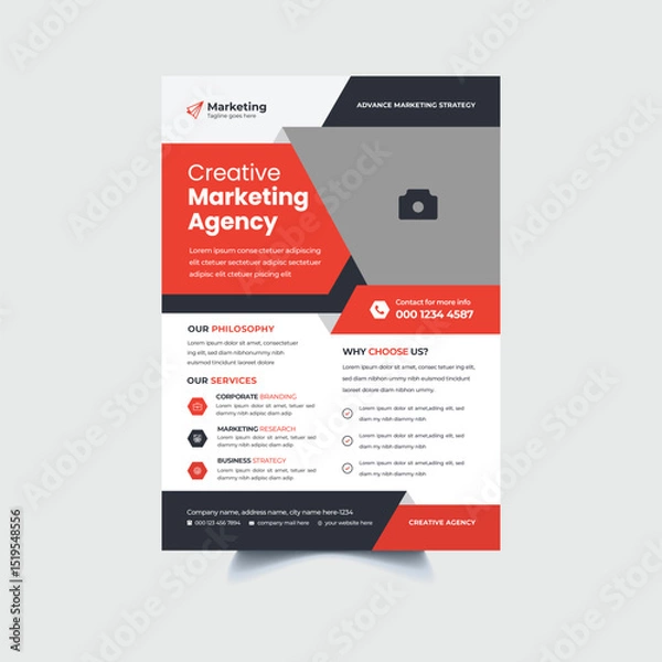 Obraz Corporate Flyer