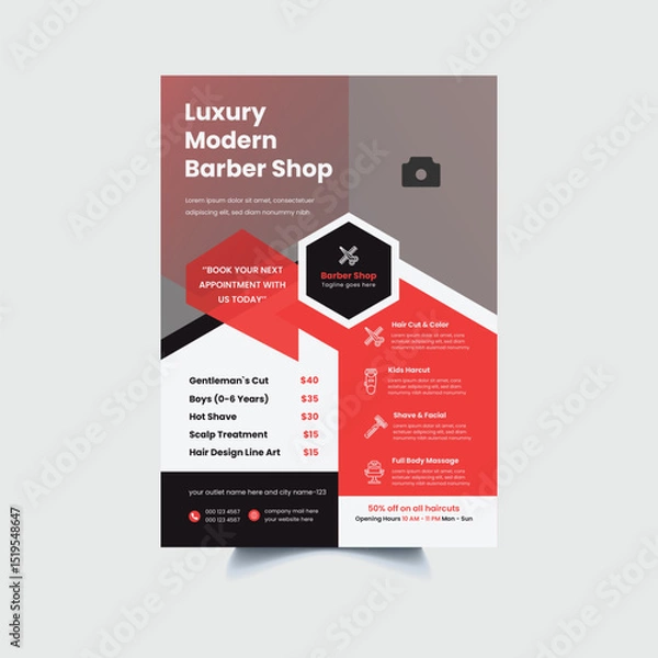 Obraz Barbershop Flyer