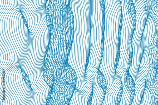 Fototapeta abstract blue background . blue line pattern texture background 