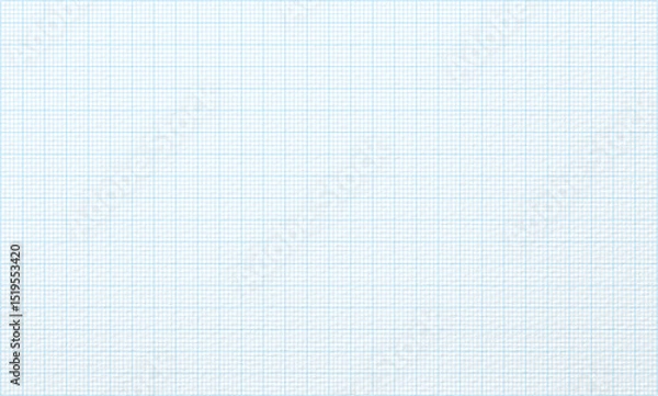 Fototapeta Texture of graph paper, Blue grid line paper sheet