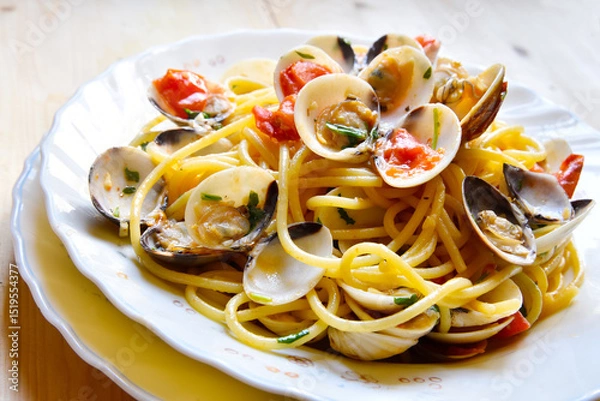 Obraz Spaghetti alle vongole