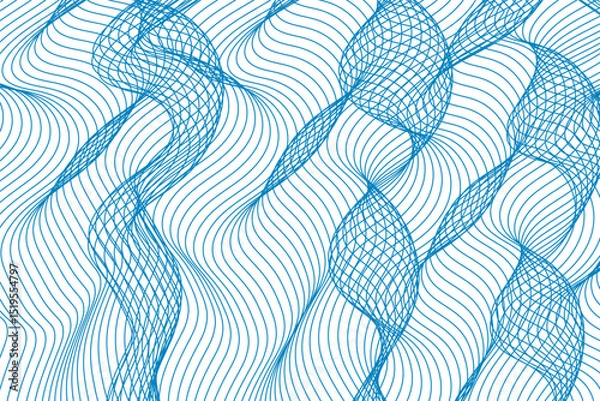Fototapeta abstract seamless pattern . blue line pattern texture background 