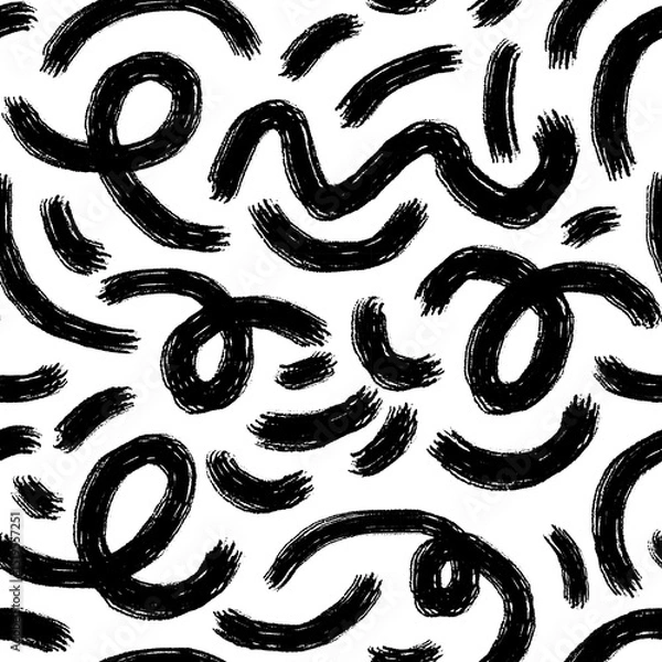 Obraz Doodle Squiggle Seamless Repeat Pattern