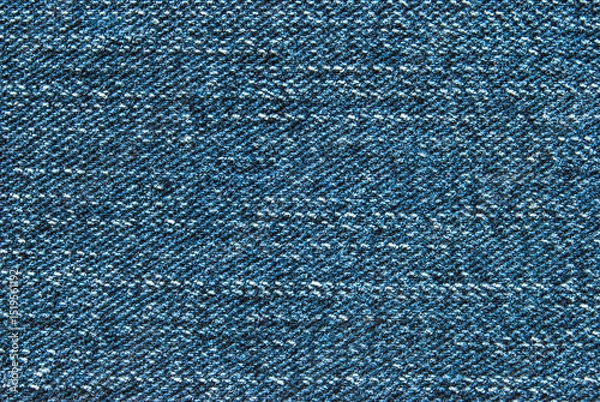 Obraz Blue denim fabric texture as background