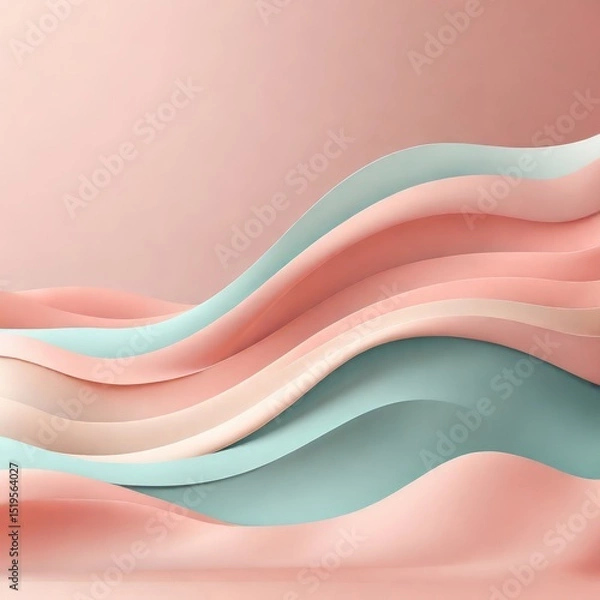 Fototapeta abstract background with wave