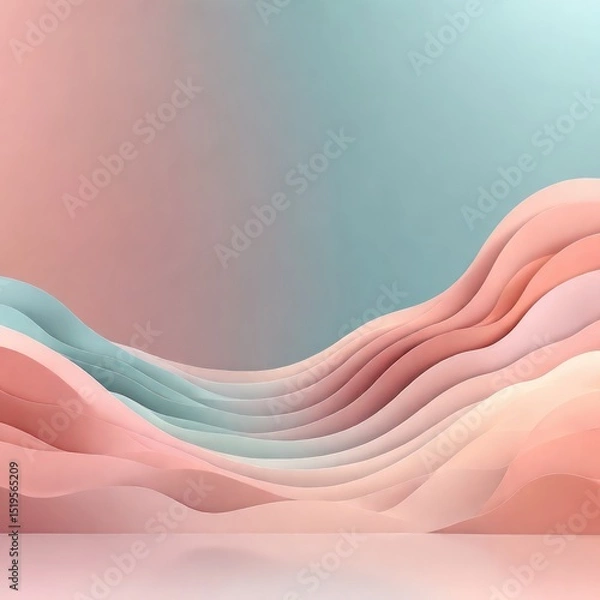 Fototapeta abstract background with wave