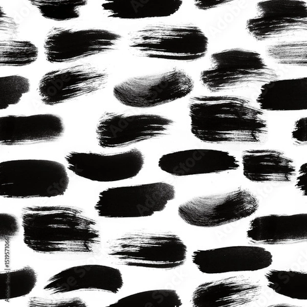 Obraz Hand Painted Dab Brushstroke Seamless Repeat Pattern