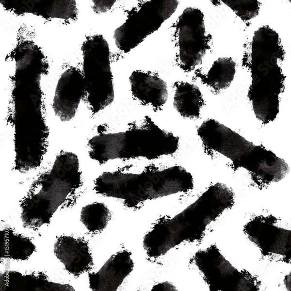 Obraz Hand Painted Dab Brushstroke Seamless Repeat Pattern
