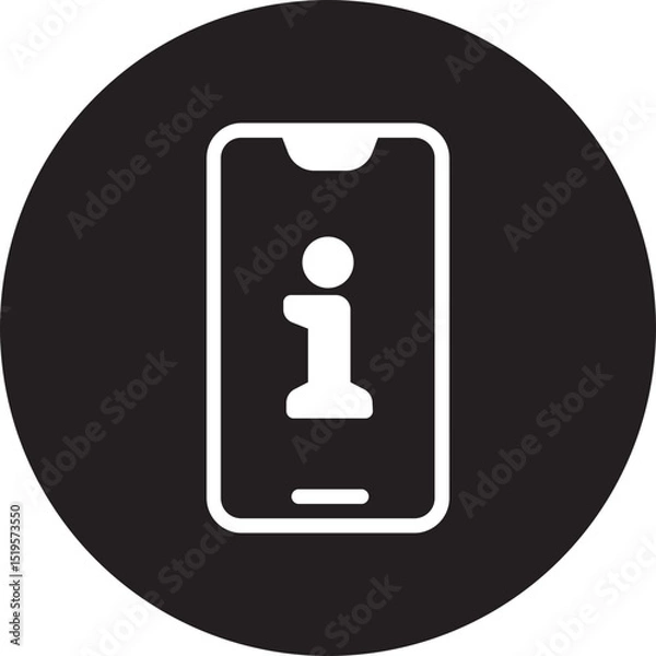 Obraz Smartphone glyph icon