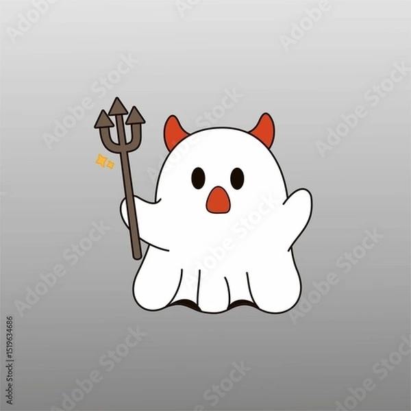 Obraz Funny Ghosts Are Scaring Humans