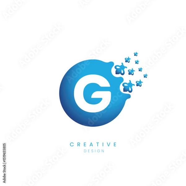 Obraz G Alphabet Vector Logo