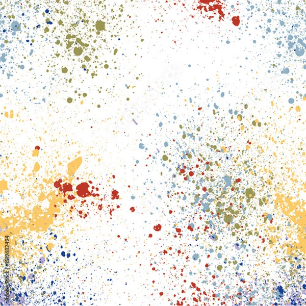 Obraz Paint Spatter Splatter Seamless Repeat Pattern