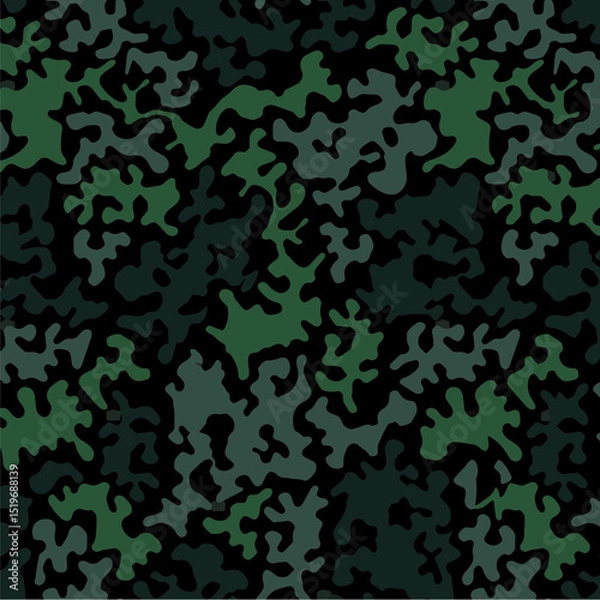Obraz Jigsaw Camouflage Seamless Repeat Pattern