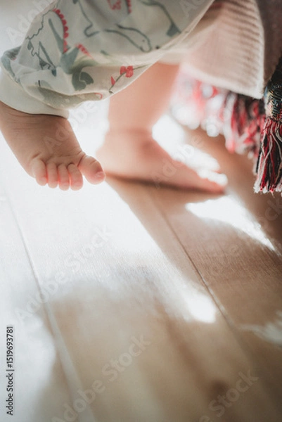 Obraz 赤ちゃんの足