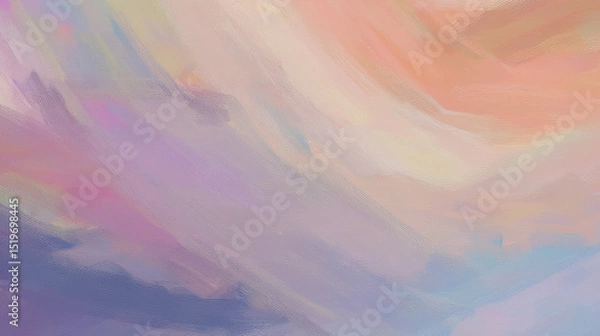 Fototapeta Abstract background art painting pastel color elegant wallpaper design Painting texture Modern artistic pattern with oil brushstroke, pallet knife paint on canvas illustration for design.