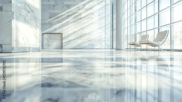 Obraz Sunlit Modern Lobby Interior Design