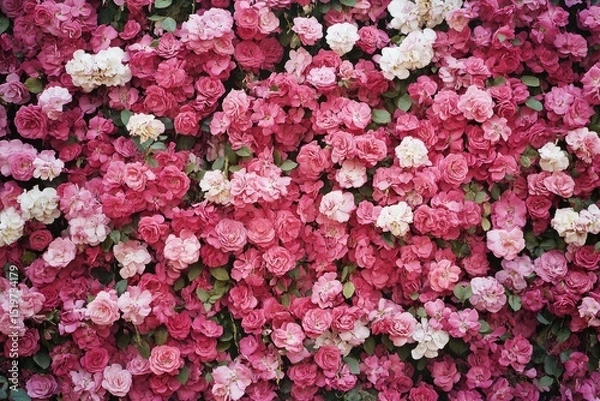 Obraz pink flowers background