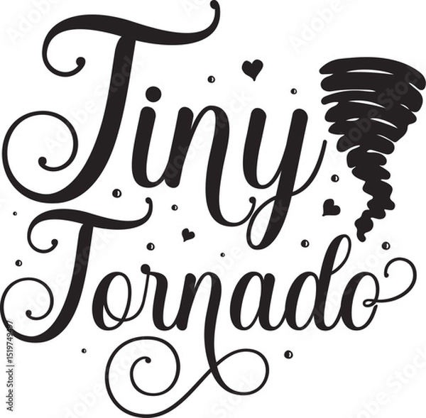 Fototapeta Tiny tornado design vector illustration art File