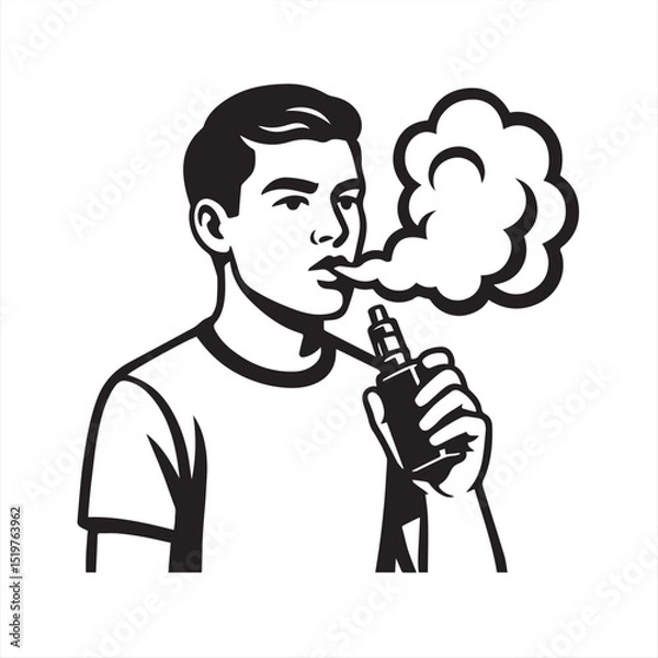 Obraz vaper electronic cigarette