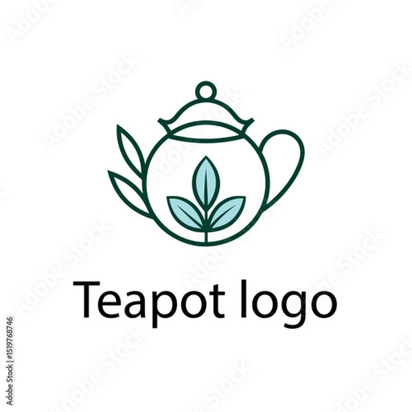 Fototapeta Teapot logo