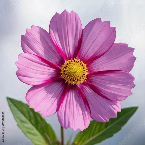Obraz Cosmos flower high quality image, white background