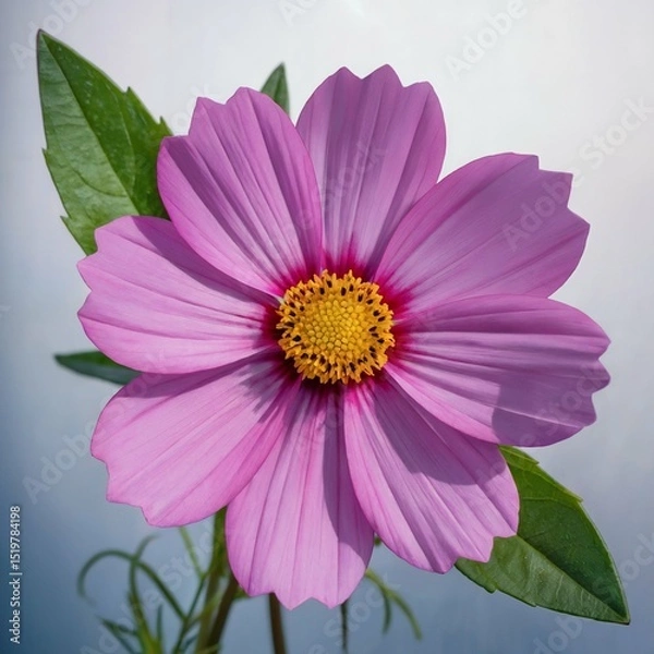 Obraz Cosmos flower high quality image, white background