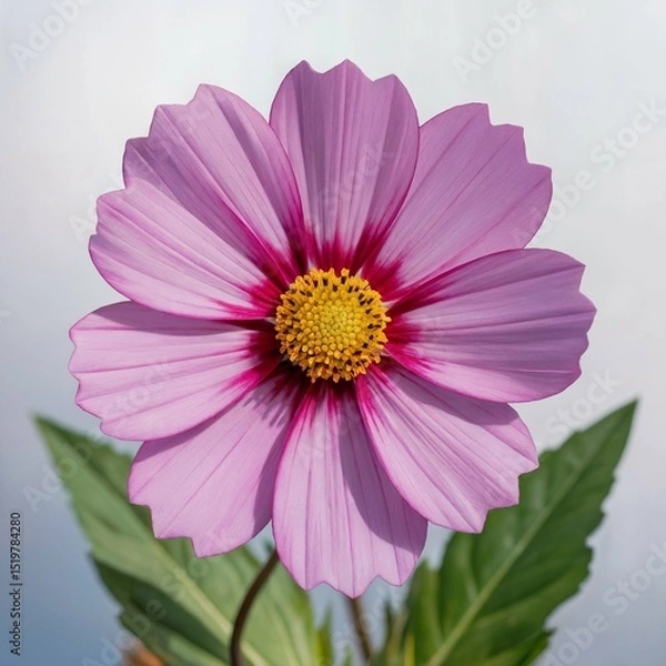 Obraz Cosmos flower high quality image, white background
