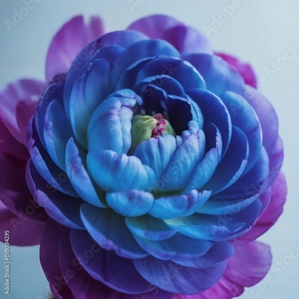 Obraz Van Zyverden Butter Cups Ranunculus Purple color image, 
