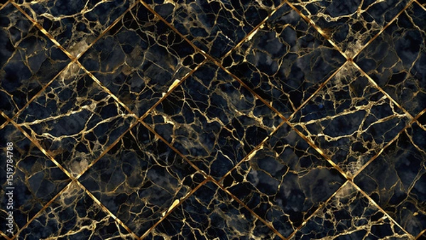 Fototapeta Portoro marble texture with high resolution.