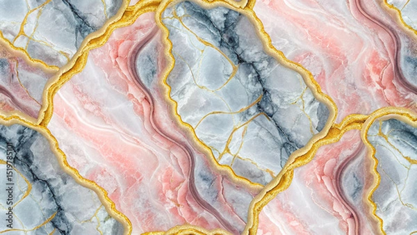 Fototapeta Portoro marble texture with high resolution.