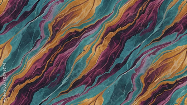 Fototapeta Portoro marble texture with high resolution.